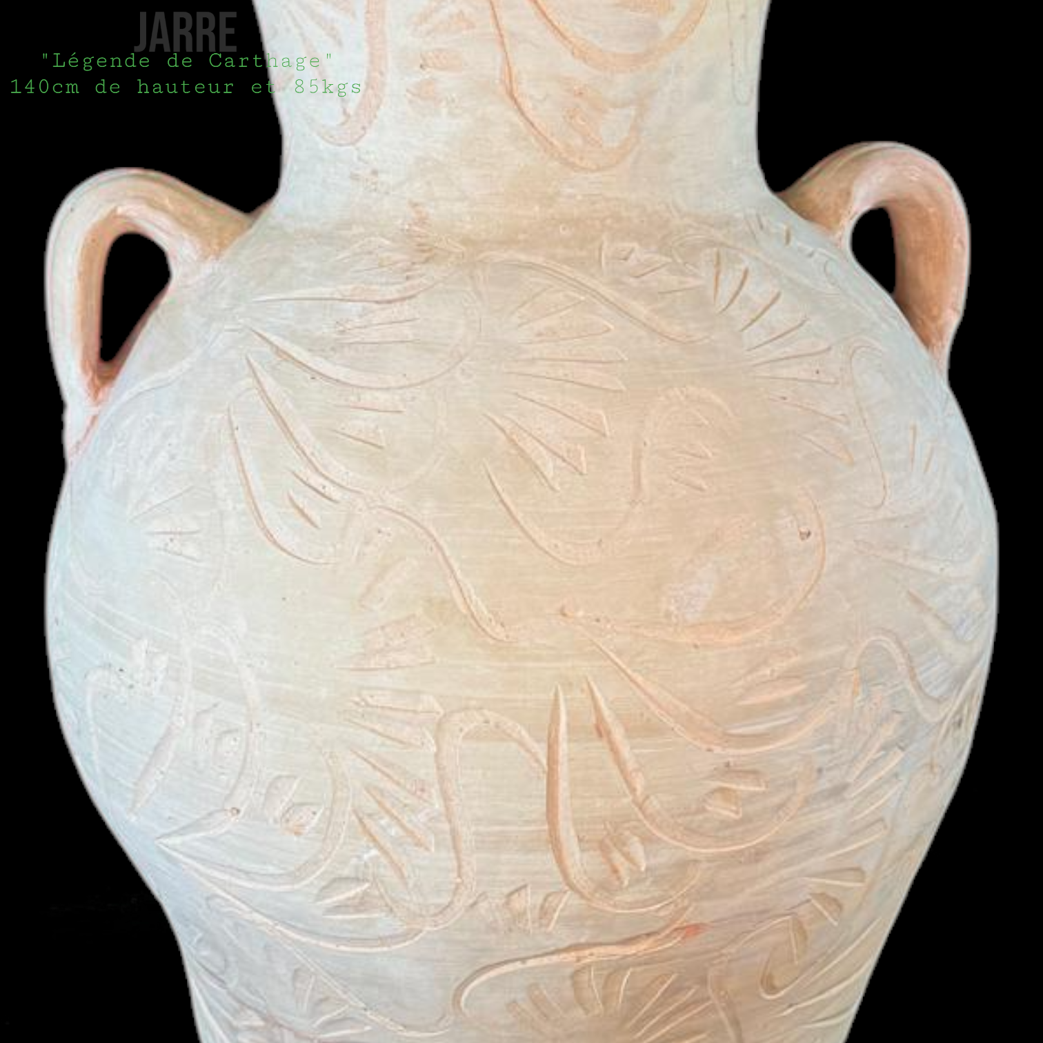 grande jarre de jardin Légende de Carthage – Atlas Design