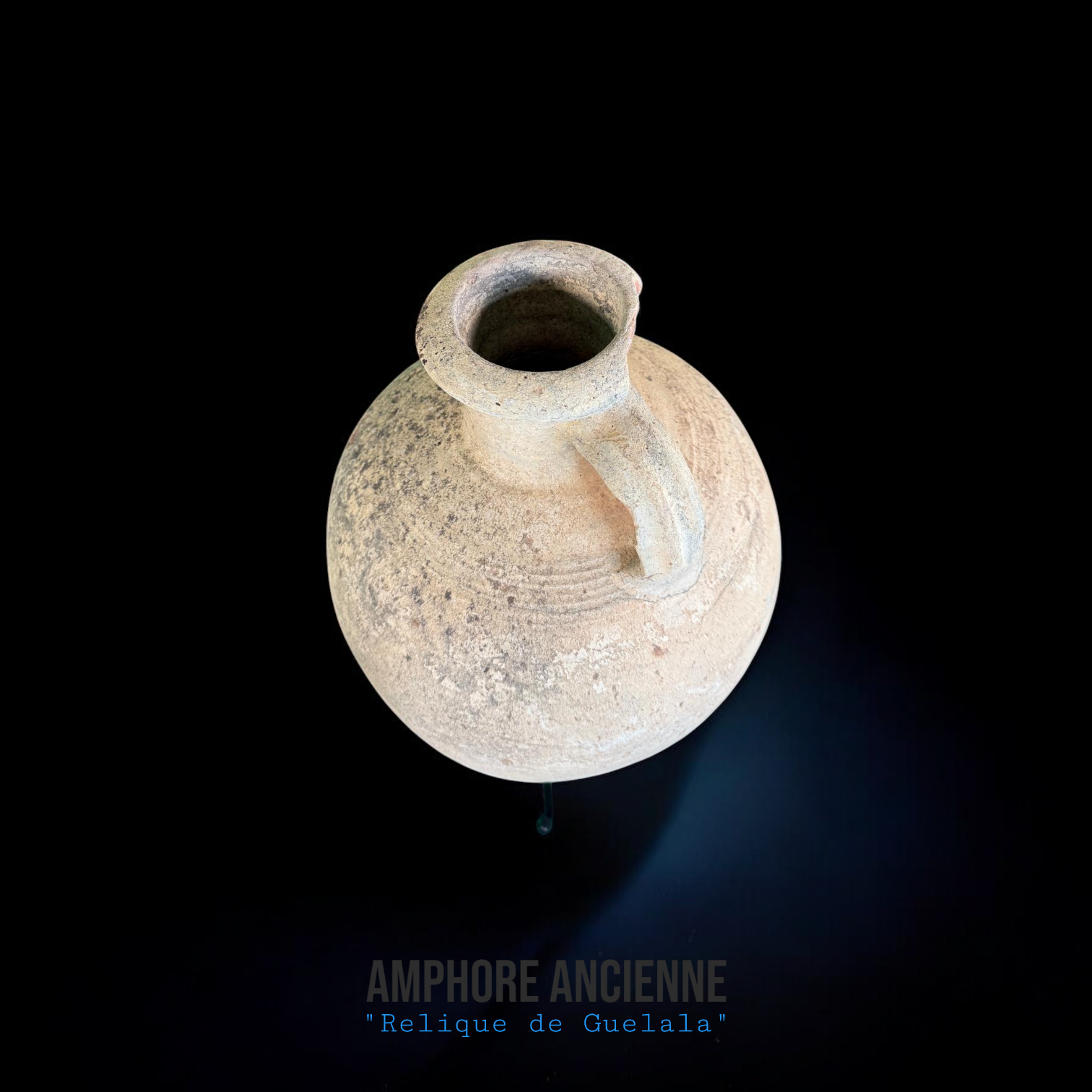 Grande amphore de jardin en terre cuite naturelle – pièce unique faite à la main