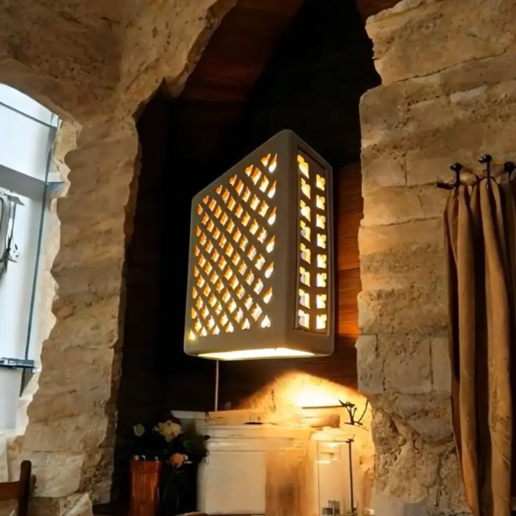 Applique murale Led "Rectangle méditerranéen"