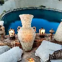 Monumental decorative terracotta jar "Legend of Hannibal"