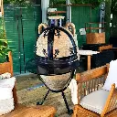 Monumental barbecue grill in the shape of a terracotta jar "Titan of the World"