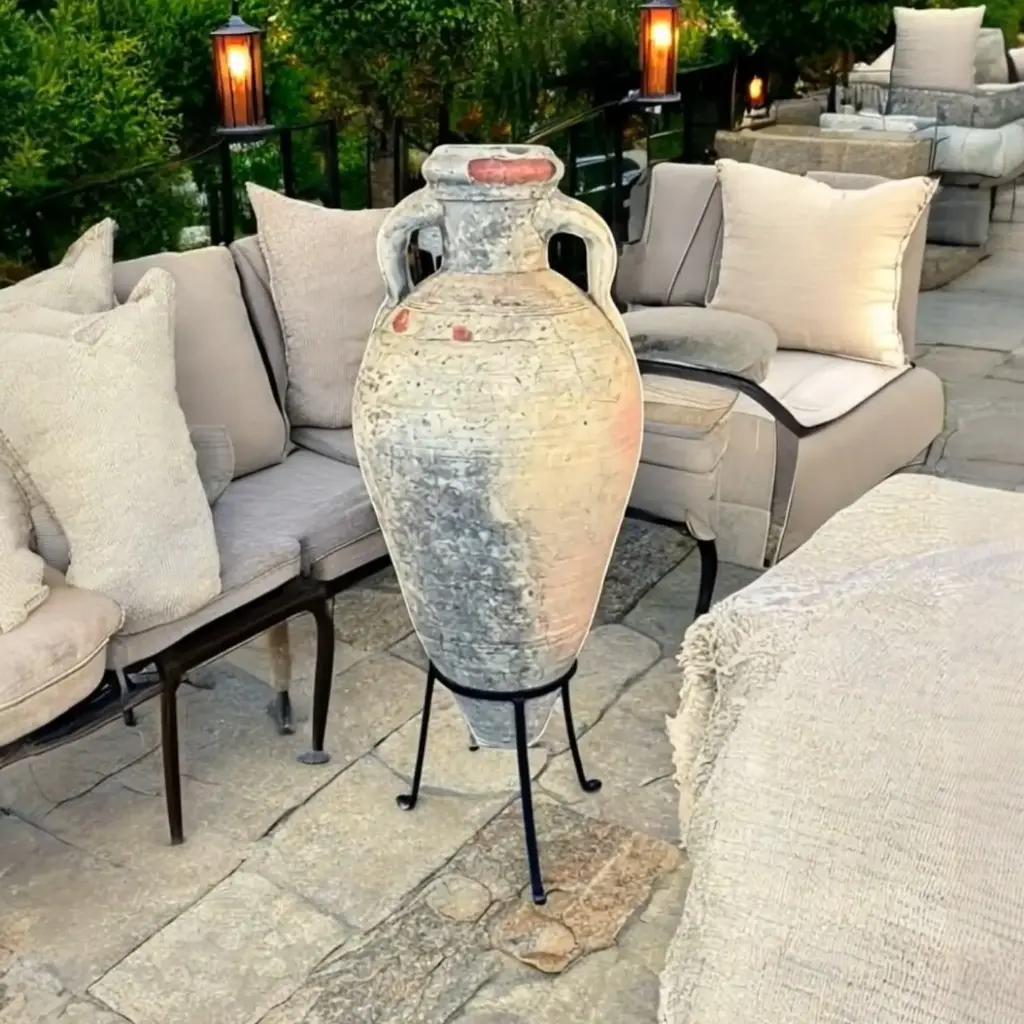 Antique decorative terracotta amphora "Relic of Djerba"