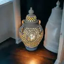"Northern Glow" handcrafted lamp