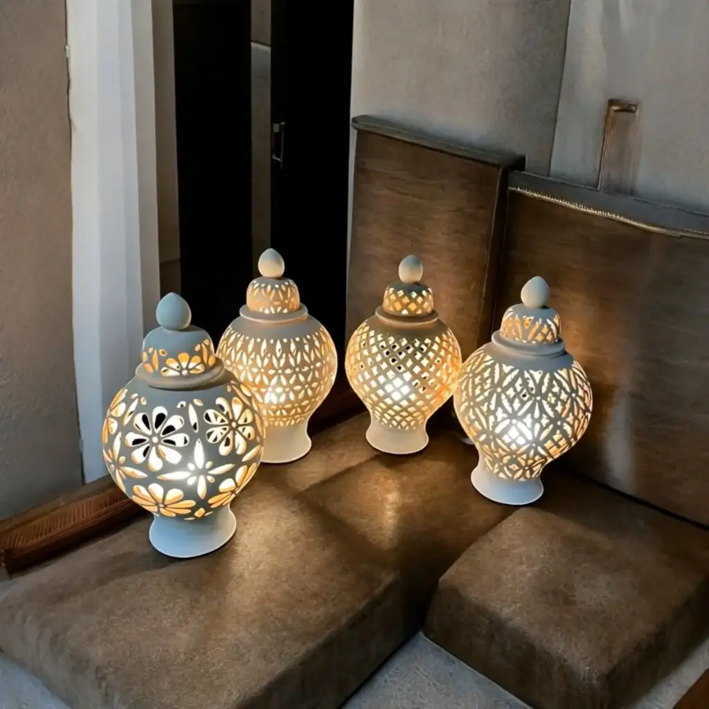 Lampe artisanale "Lueur du Sud"