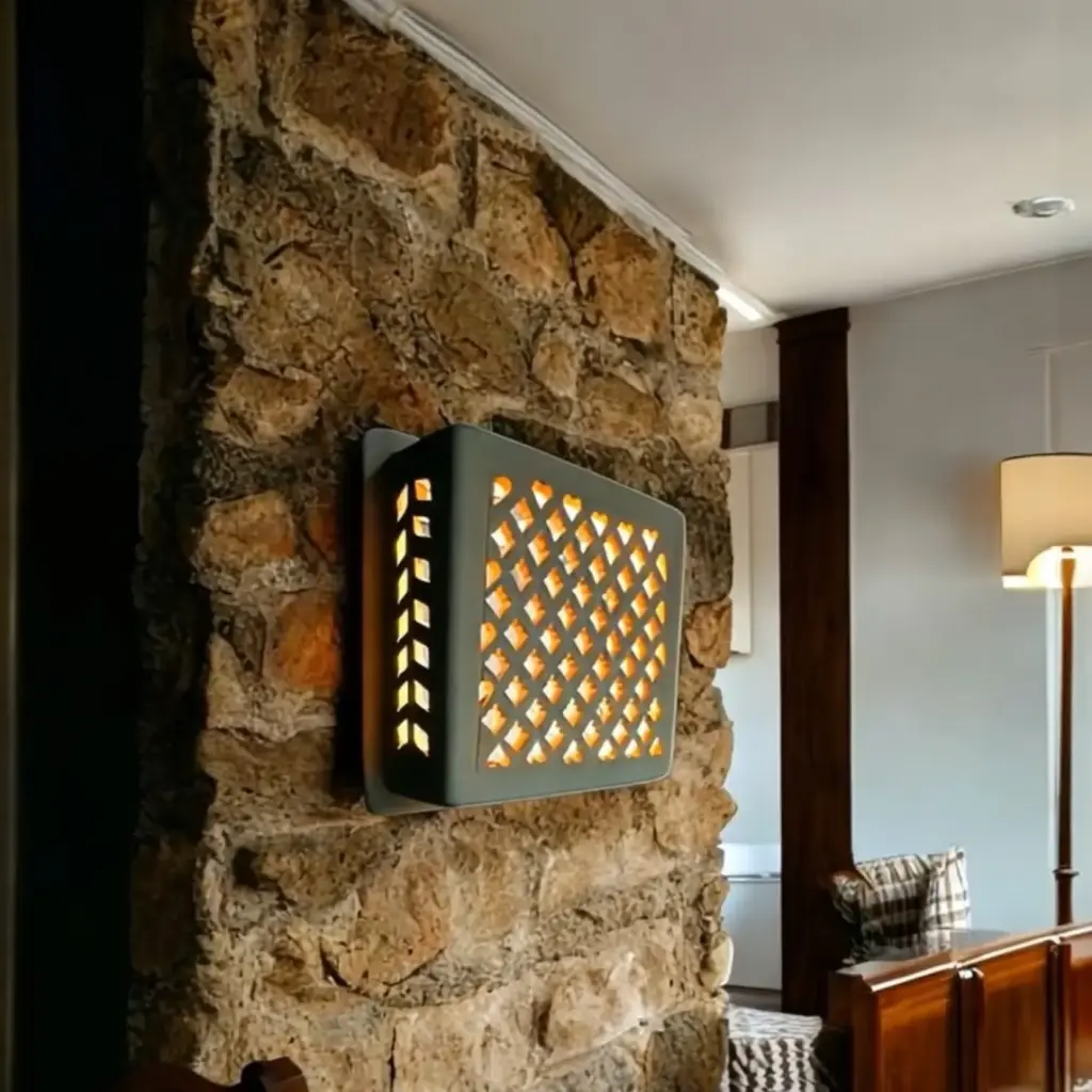 Applique murale Led "Carré méditerranéen"